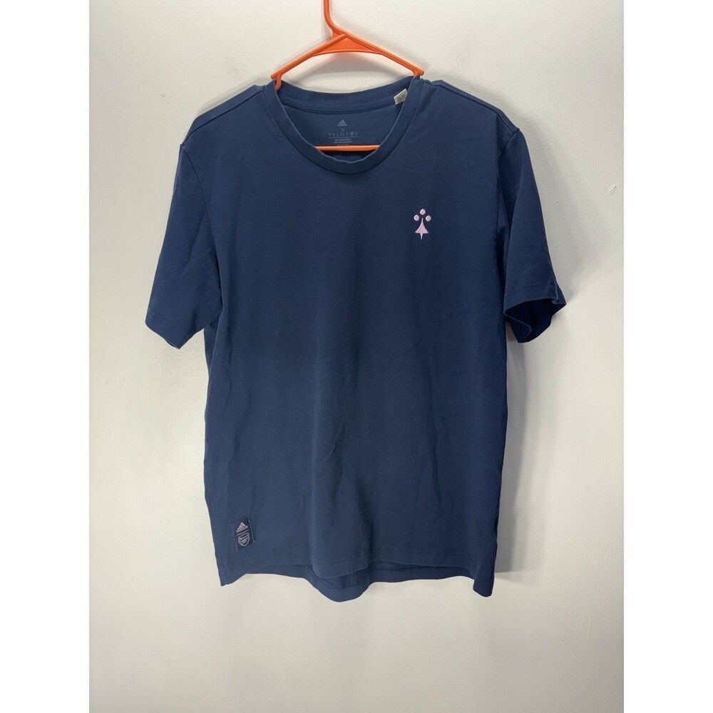 Adidas Mens  Navy Arsenal Lifestyle T-Shirt  Cotton Sz S
